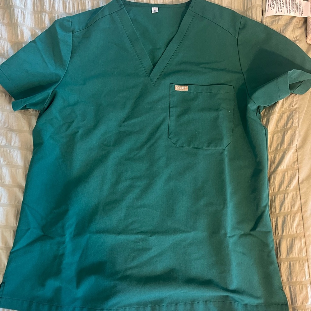 Teal Women's Scrub Top